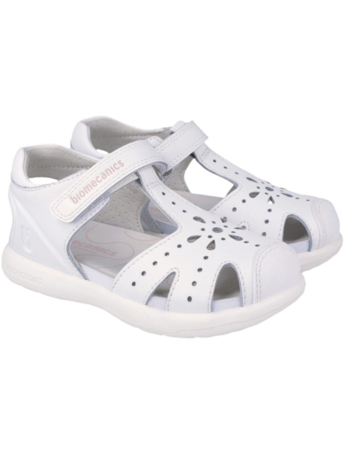 Sandalias Velcro Picado Piel Cerrada Biomecanics