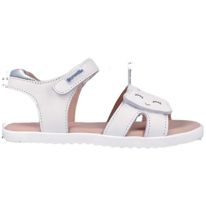 Sandalias Barefoot Velcros Niña Piel Biomecanics