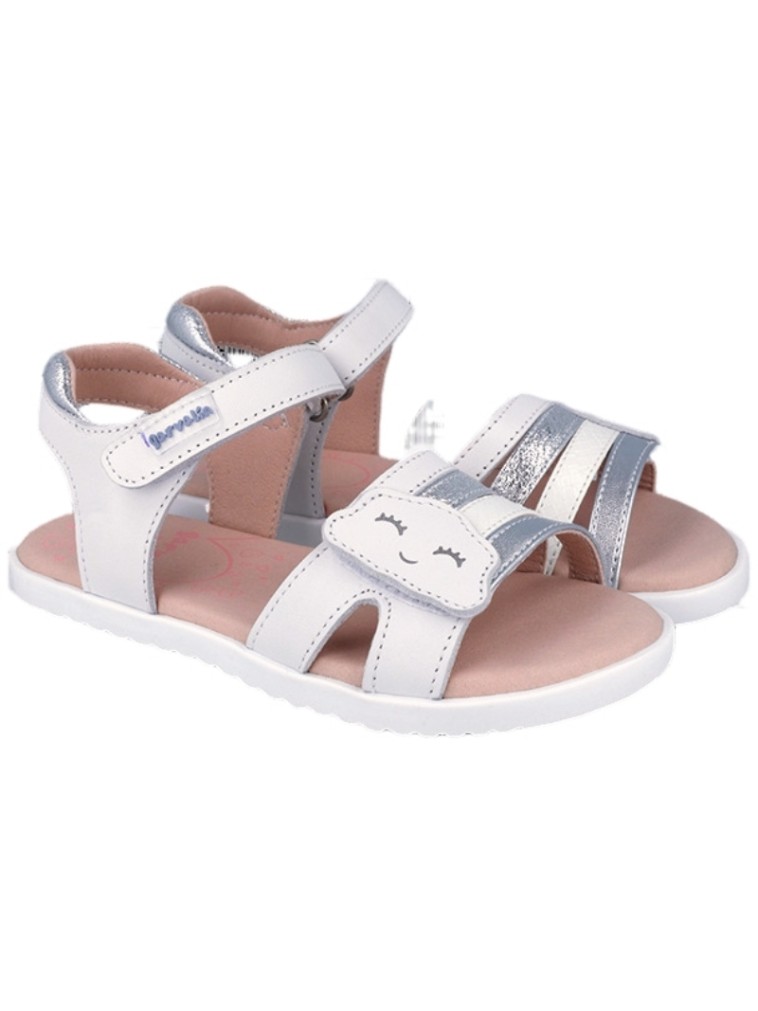Sandalias Barefoot Velcros Niña Piel Biomecanics 2