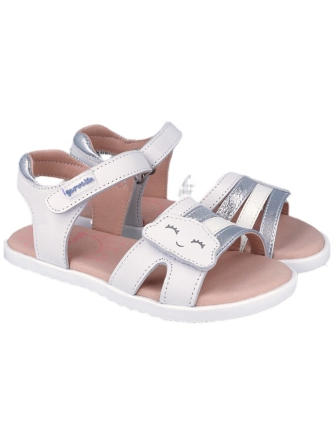 Sandalias Barefoot Velcros Niña Piel Biomecanics
