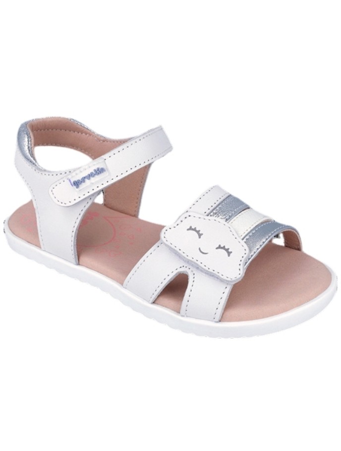 Sandalias Barefoot Velcros Niña Piel Biomecanics
