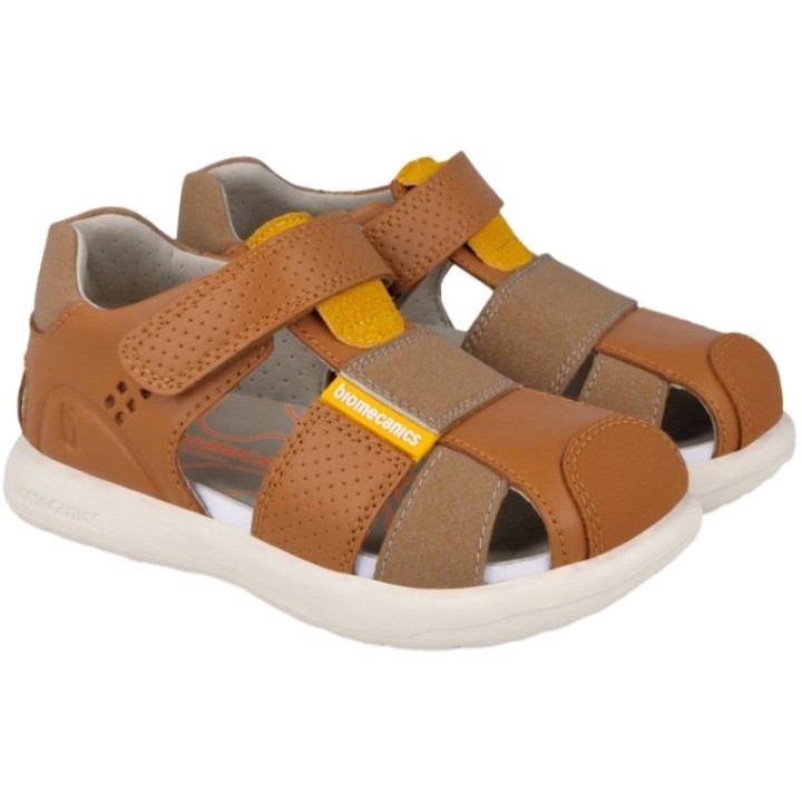 Sandalias Barefoot Piel Cangrejera Biomecanics