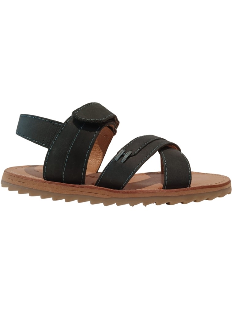 Sandalias de Piel Velcro Cruzada Abierta Conguitos