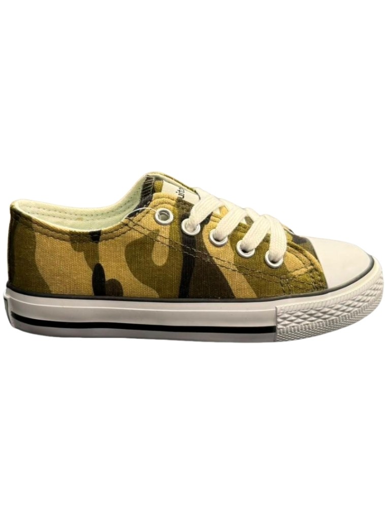 Zapatillas de lona cordones Camuflaje Conguitos