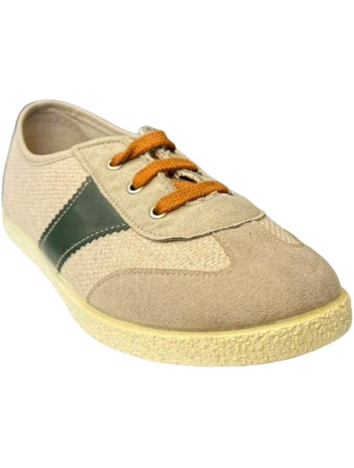 Zapatilla de Lona Cordon Casual tejido De Pablos