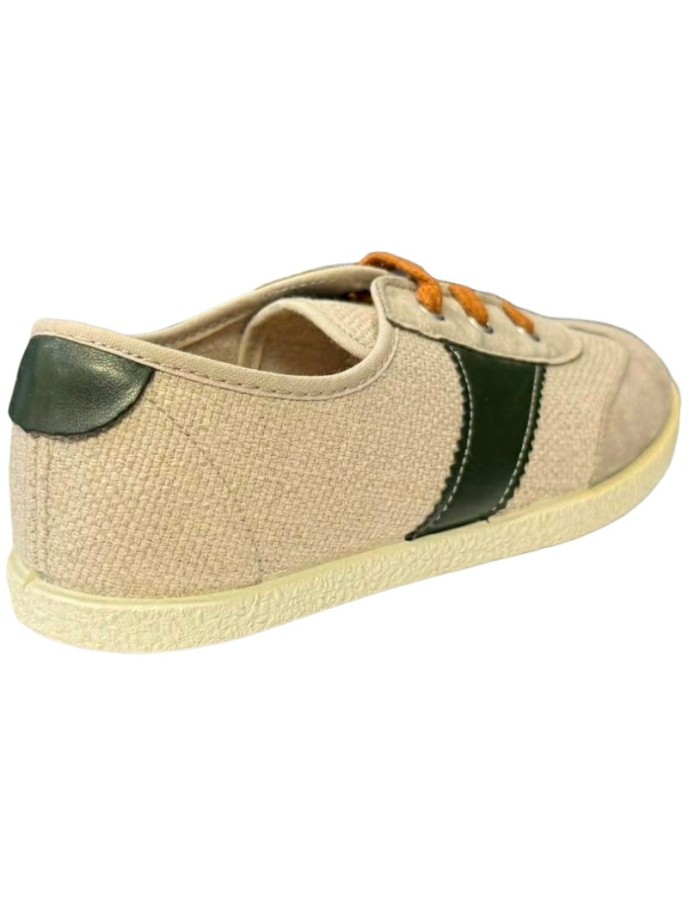 Zapatilla de Lona Cordon Casual tejido De Pablos