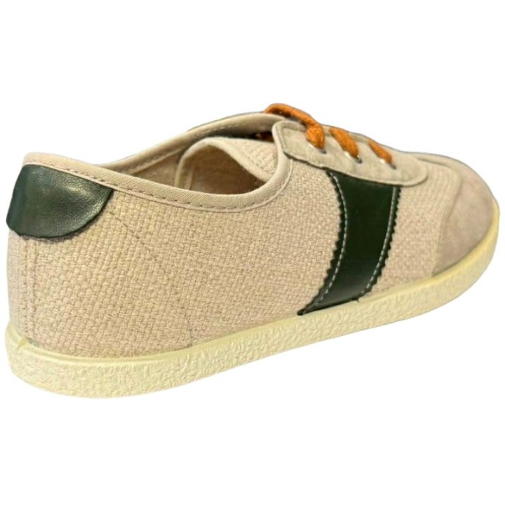 Zapatilla de Lona Cordon Casual tejido De Pablos