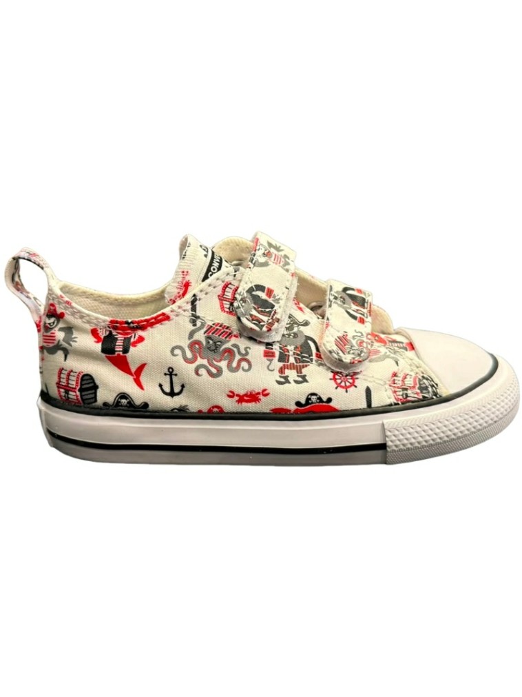Zapatillas Estampado Piratas Velcro Lona Converse