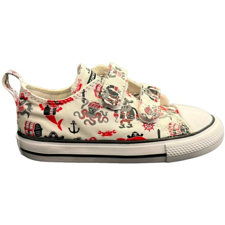 Zapatillas Estampado Piratas Velcro Lona Converse