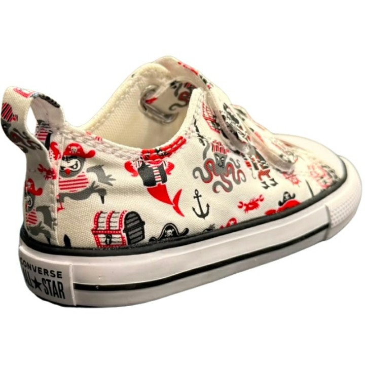 Zapatillas Estampado Piratas Velcro Lona Converse