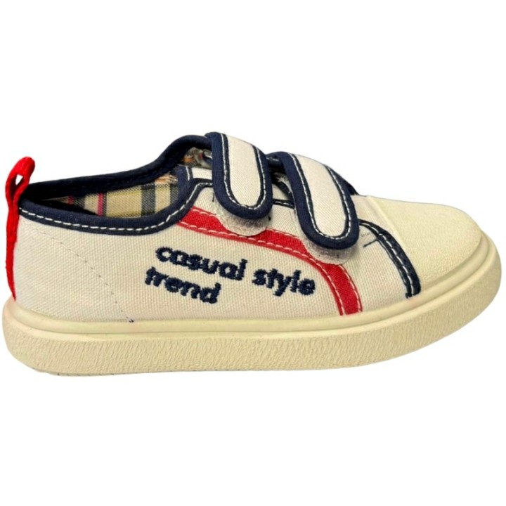 Zapatillas Velcro Lona Casual Style Trend
