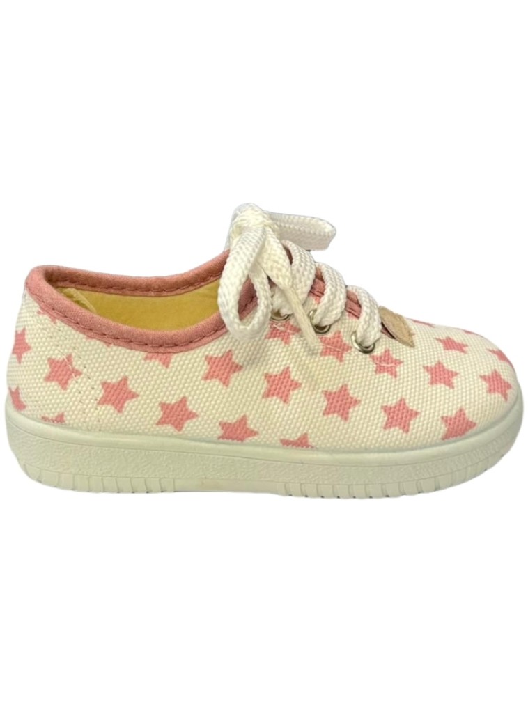 Zapatillas de Lona Estrellitas Rosa Vulpeques