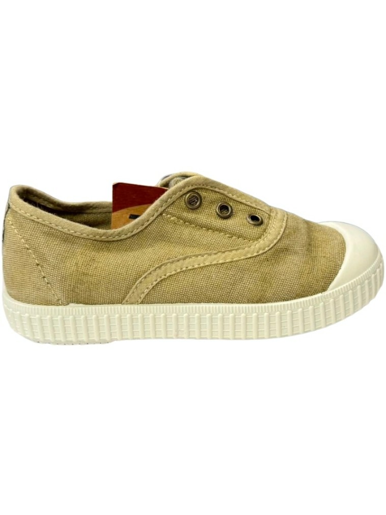 Zapatillas de lona elásticas puntera wash Zapy