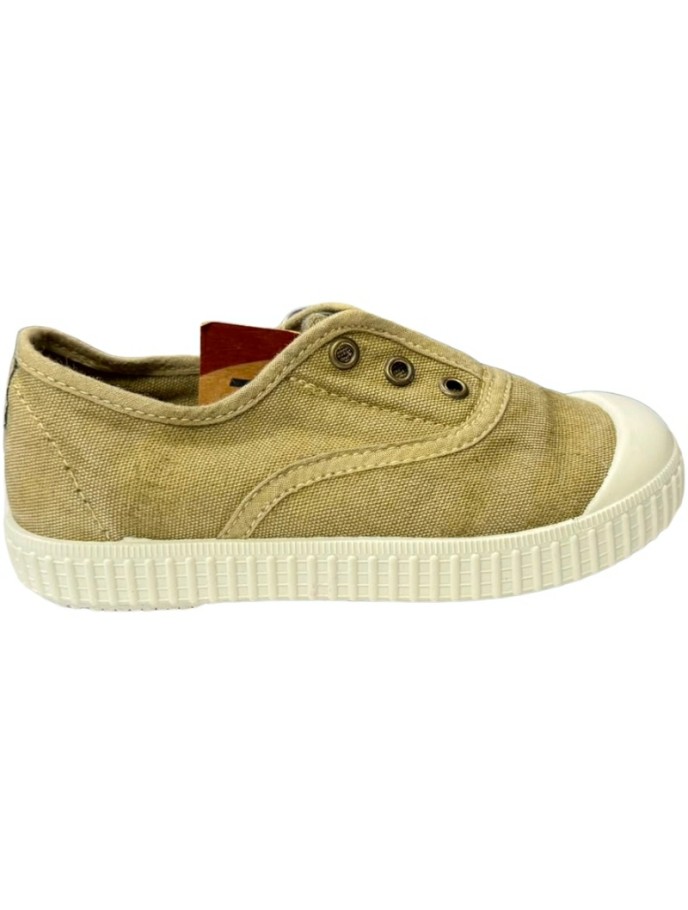 Zapatillas de lona elásticas puntera wash Zapy