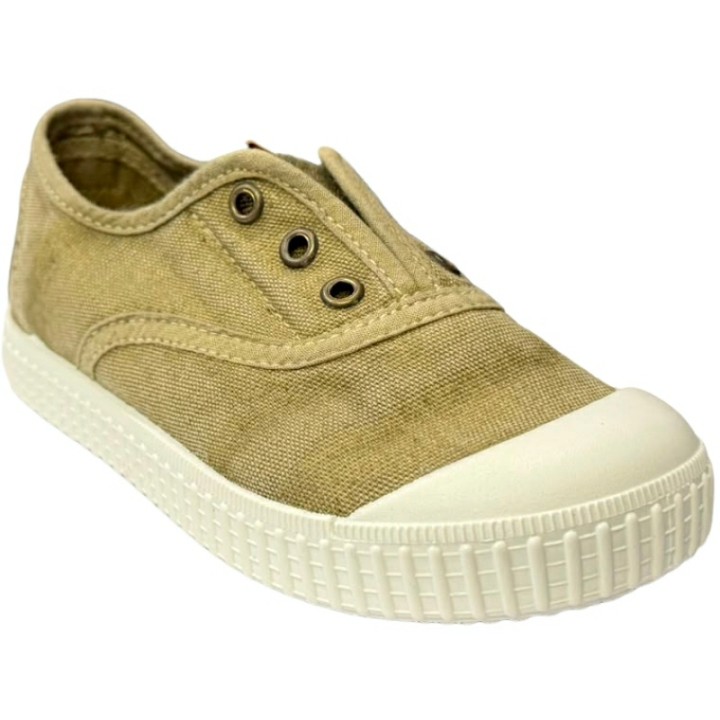Zapatillas de lona elásticas puntera wash Zapy