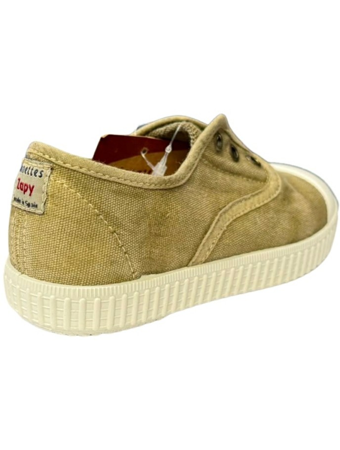Zapatillas de lona elásticas puntera wash Zapy