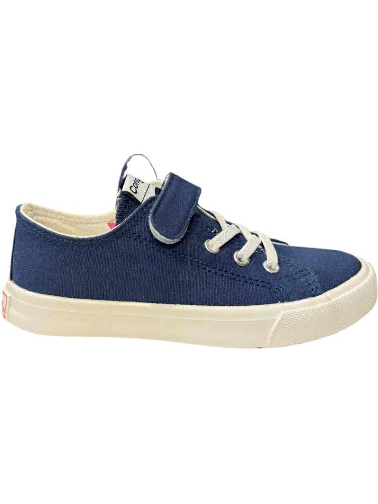 Zapatillas de lona con velcro y cordon Conguitos