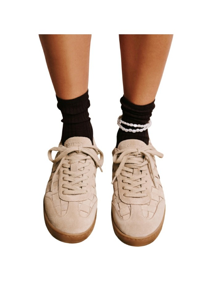Zapatillas de Piel Trenzada para mujer GIOSEPPO