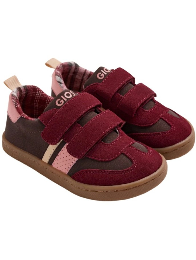 Zapatillas Barefoot Piel Velcros Casual GIOSEPPO
