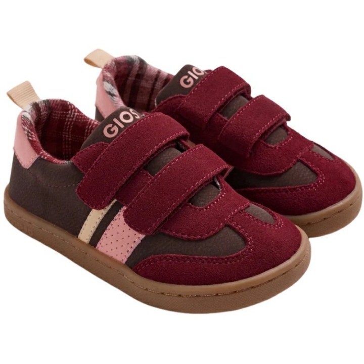 Zapatillas Barefoot Piel Velcros Casual GIOSEPPO