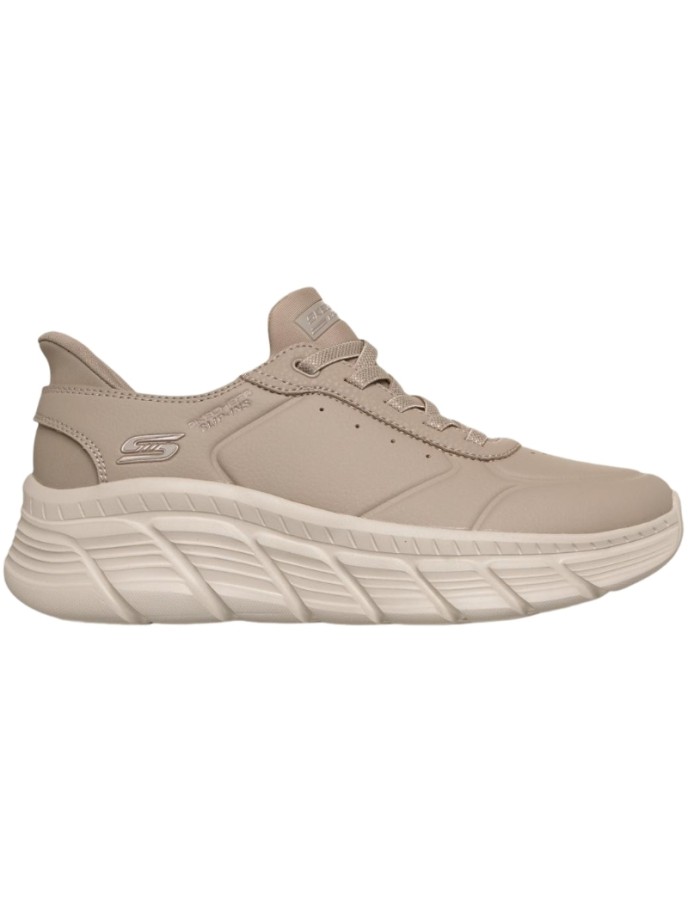 Deportivas Slip-In Piel Bobs Flex Skechers