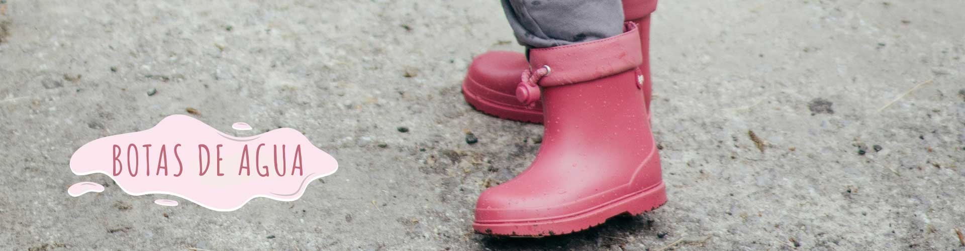 Frente Adoración principal Botas de agua para niñas y Katiuskas