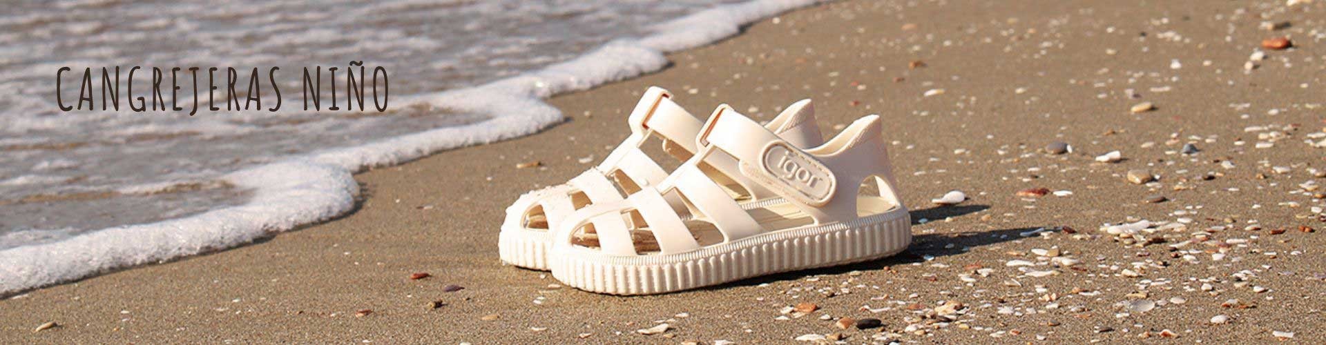 captura Rana Que Cangrejeras niño: chanclas para piscina y playa 2023