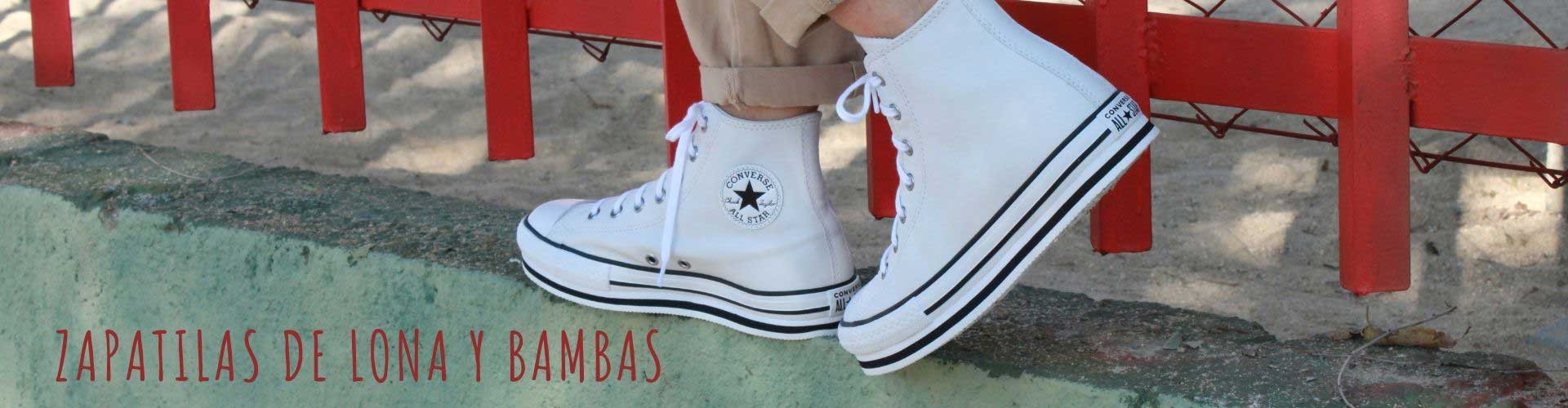 Zapatillas lona mujer 2025: bambas y blucher