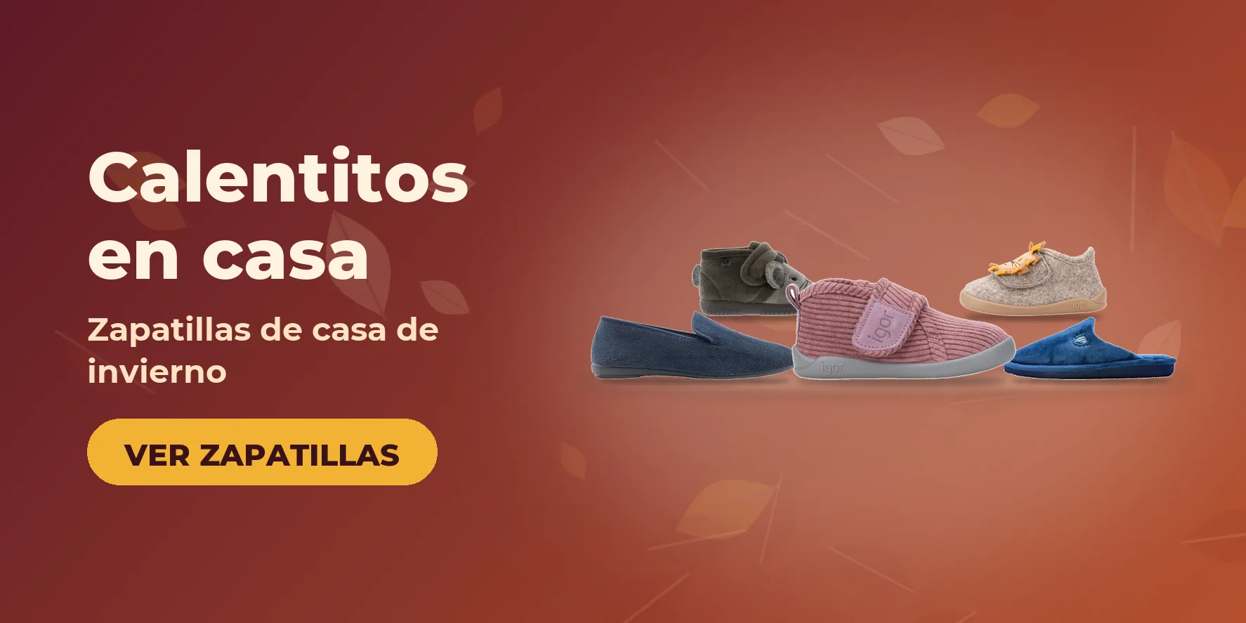 Calentitos en casa: zapatillas de casa